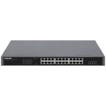 Intellinet 24-Port Gigabit PoE+ Switch mit 2 SFP Ports 370 W Powered Device Monitor 19'' 19'' mrežni prekidač 10 / 100 / 1000 MBit/s IEEE802.3af (15.4 W), IEEE802.3at (30 W)