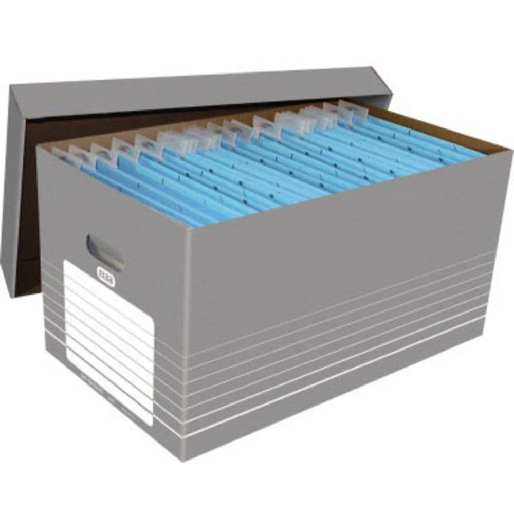 Elba kutija za pakiranje 100333273 370 mm x 322 mm x 622 mm valoviti karton siva, bijela 5 St. slika