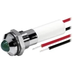 LED signalna lampica za ugradnju promjera 8mm - vanjski reflektor - sa 600mm spojnim žicama - 12VDC zelena CML 19040251/6 LED smjerni zelena 12 V/DC