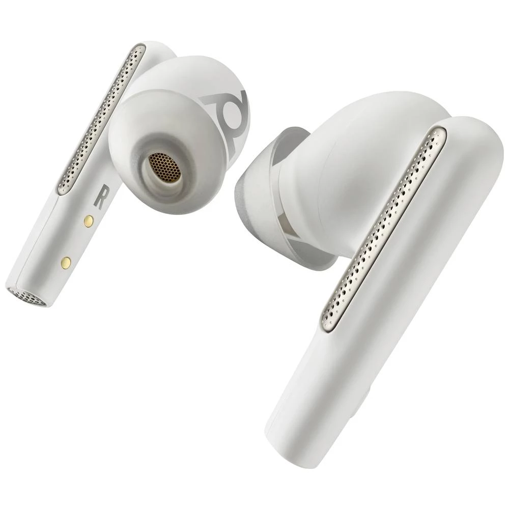 HP Poly Voyager Free 60 UC White Sand Earbuds +BT700 USB-C Adapter +Basic-Ladeetui računalo In Ear slušalice Bluetooth® slika