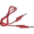 VOLTCRAFT mjerni kabel [lamelni muški konektor 4 mm - lamelni muški konektor 4 mm] 1.00 m crvena 1 St. slika