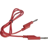 VOLTCRAFT mjerni kabel [lamelni muški konektor 4 mm - lamelni muški konektor 4 mm] 1.00 m crvena 1 St.