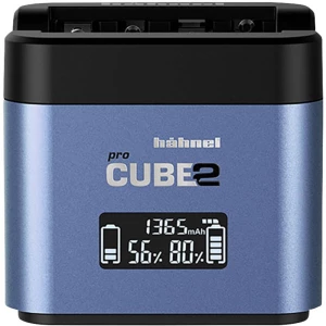 Punjač baterije za kameru Pro Cube 2, Fuji, Panasonic Hähnel 10005730 Odgovarajući akumulator Litijev-ionski, Nikalj-metal-hidri slika