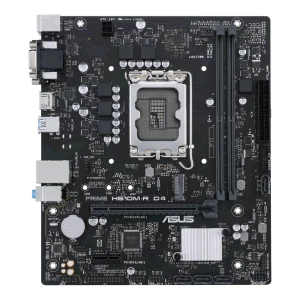 Asus PRIME H610M-R D4 matična ploča Baza Intel® 1700 Faktor oblika (detalji) Micro-ATX Set čipova matične ploče Intel® H slika