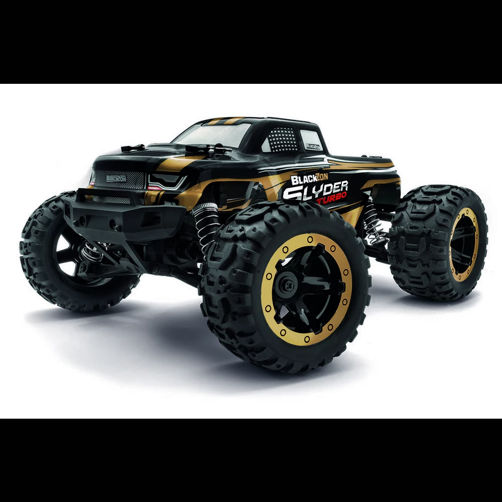 Blackzon zlatna bez četkica 1:16 RC model automobila električni monstertruck pogon na sva četiri kotača (4wd) 2,4 GHz uk slika