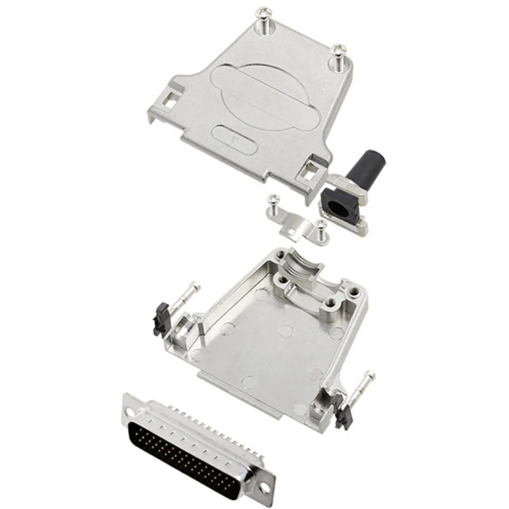 Komplet D-SUB pinskih konektora 180 ° Broj polova: 44 Lemni kup TRU COMPONENTS TCDTZF25HDP44K 1 ST slika