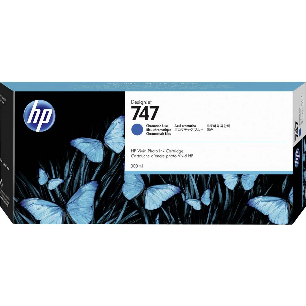 HP tinta 747 original plava boja 300 ml P2V85A 1 kom. slika