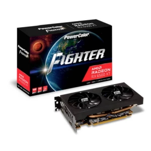 Powercolor grafička kartica AMD Radeon RX 6500 XT Fighter 4 GB GDDR6-SDRAM PCIe  HDMI™, DisplayPort navijena slika