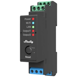 Shelly 2Pro Shelly aktuator prebacivanja  Bluetooth, Wi-Fi slika