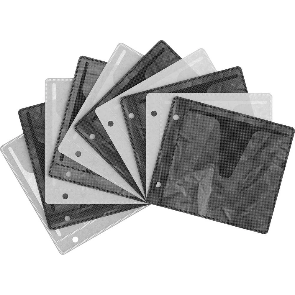 Elevar 10-dijelni kutija za mape CD/DVD 2 CD-ja/DVD-j A/Blu-rayeva plastika crna (prozirna), bijela (transparentna) 1 St slika