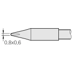 JBC Tools C245742 lemni vrh dljetast oblik, ravan Veličina vrha 0.3 mm  Content 1 St.