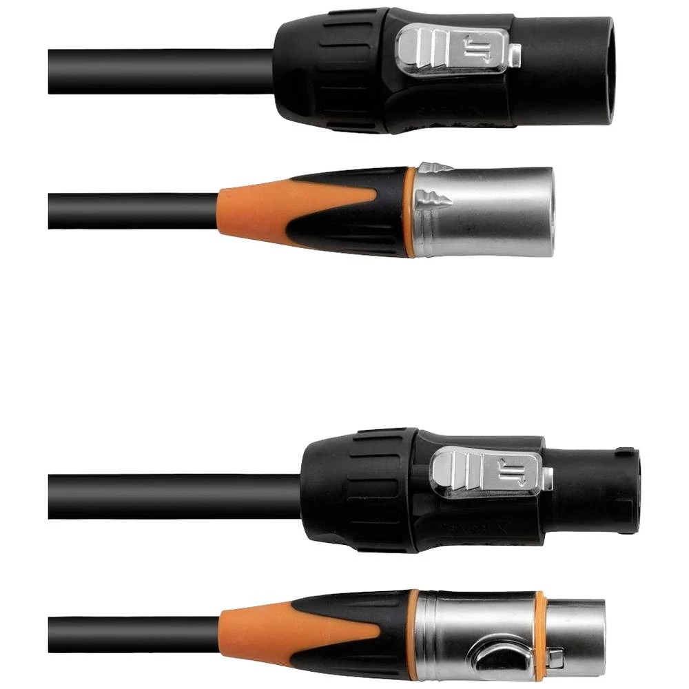 Eurolite  DMX priključni kabel [1x XLR utičnica 3-polna - 1x XLR utičnica 3-polna] 5 m slika