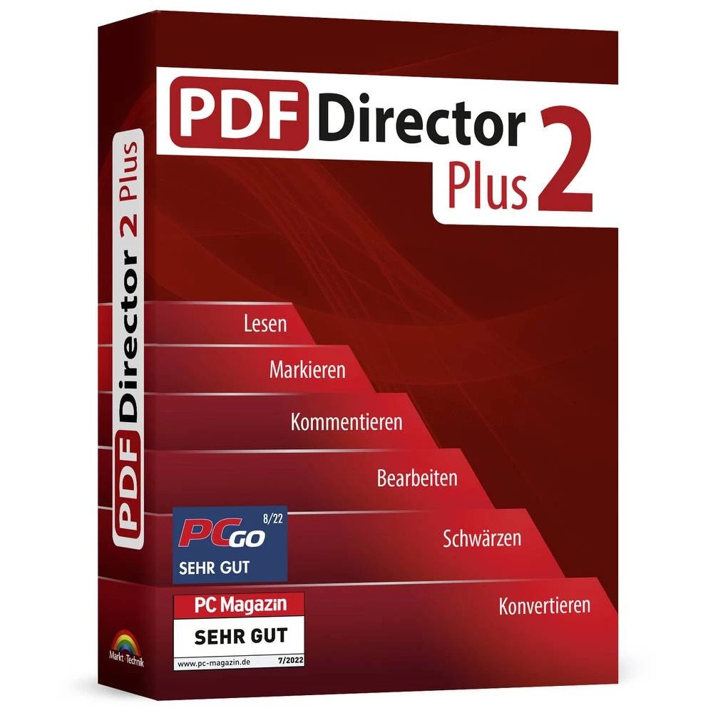 Markt & Technik PDF Director 2 Plus puna verzija 1 licenca Windows PDF softver slika