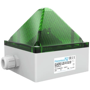 Pfannenberg bljeskalica QUADRO LED-HI 3G/3D 21108636009 zelena zelena 24 V/DC slika