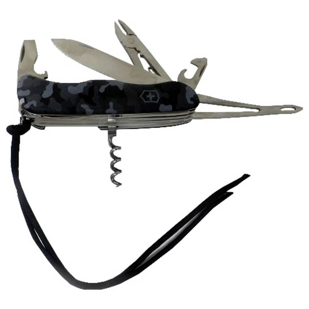 Victorinox Skipper W 0.8593.W942 švicarski džepni nož Broj funkcija 18 crna, kamuflažna boja slika