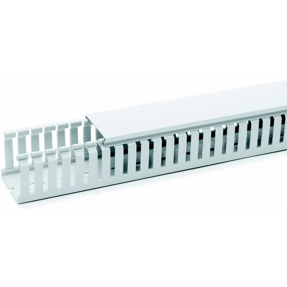 OBO Bettermann 6132476 kanal za ožičenje gornji dio (D x Š x V) 2000 x 75 x 50 mm 14 St. siva slika