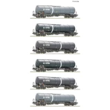 Roco 6600007 H0 set od 6 vagona cisterni VTG-a