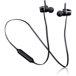 Bluetooth® Sportske Naglavne slušalice Lenco EPB-030BK U ušima Slušalice s mikrofonom, Otporne na znojenje Crna