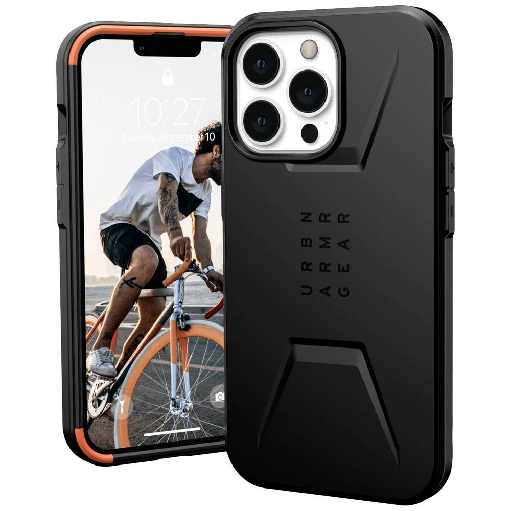 Urban Armor Gear Civilian MagSafe Case stražnji poklopac za mobilni telefon Apple iPhone 13 Pro crna slika