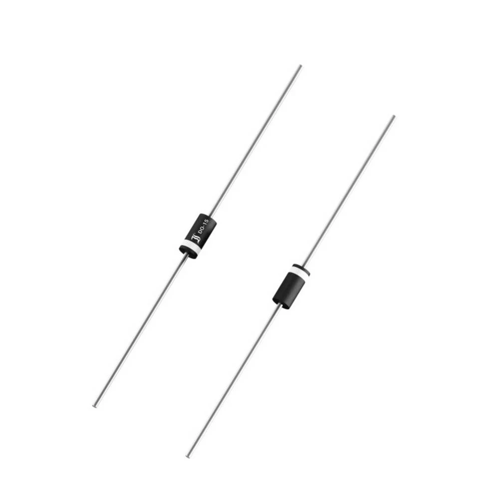 Diotec Zener dioda 3EZ10 Kućište (poluvodiča) DO-15 Zener napon 10 V Snaga (maks) P(TOT) 3 W Povratni napon U(R) 5 V slika