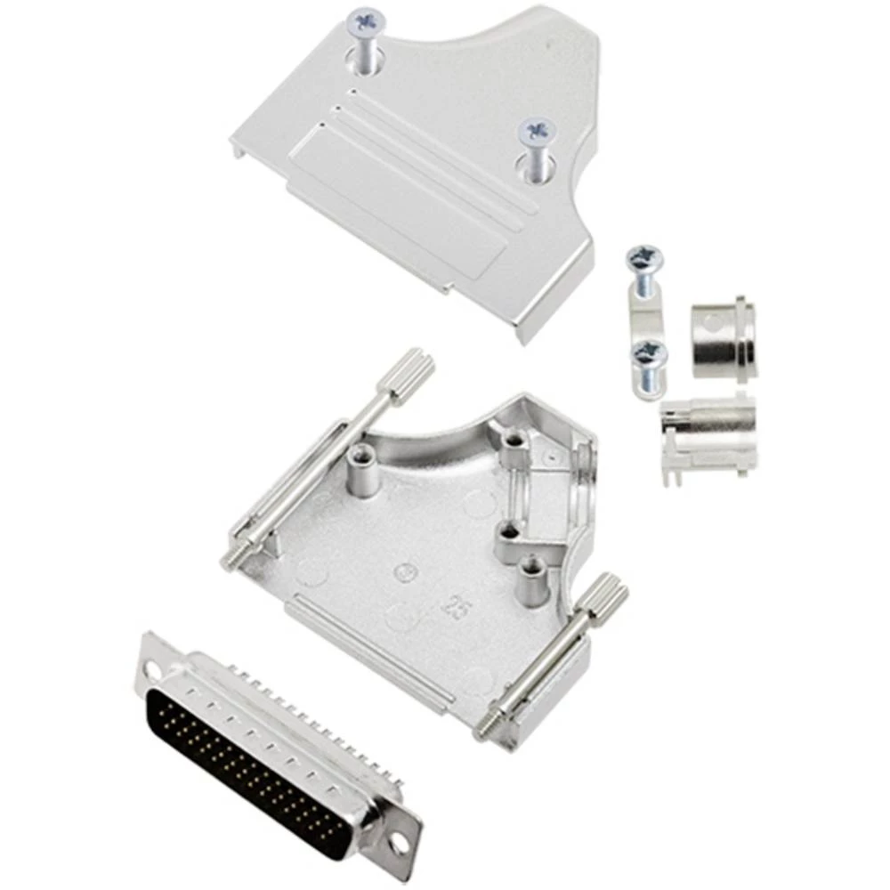 Komplet D-SUB pinskih konektora 35 ° Broj polova: 44 Lemni kup TRU COMPONENTS TCMHDM3525HDP44K 1 ST slika