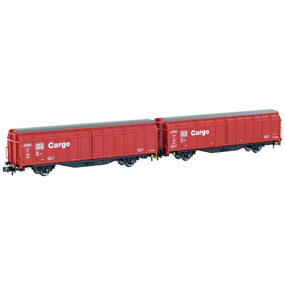 Hobbytrain H24651 N Set od 2 Hbbillns vagona s kliznim zidom iz DB Carga slika
