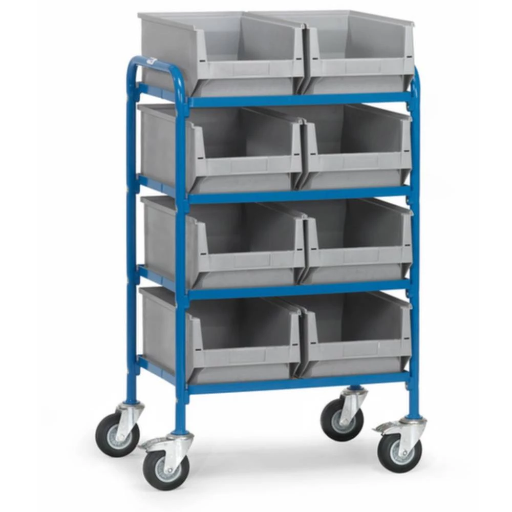 Fetra Hauptartikel 32931 etažna kolica čelik obložen s prahom Opterećenje (maks.): 250 kg briljantno-plava (RAL 5007) bo slika