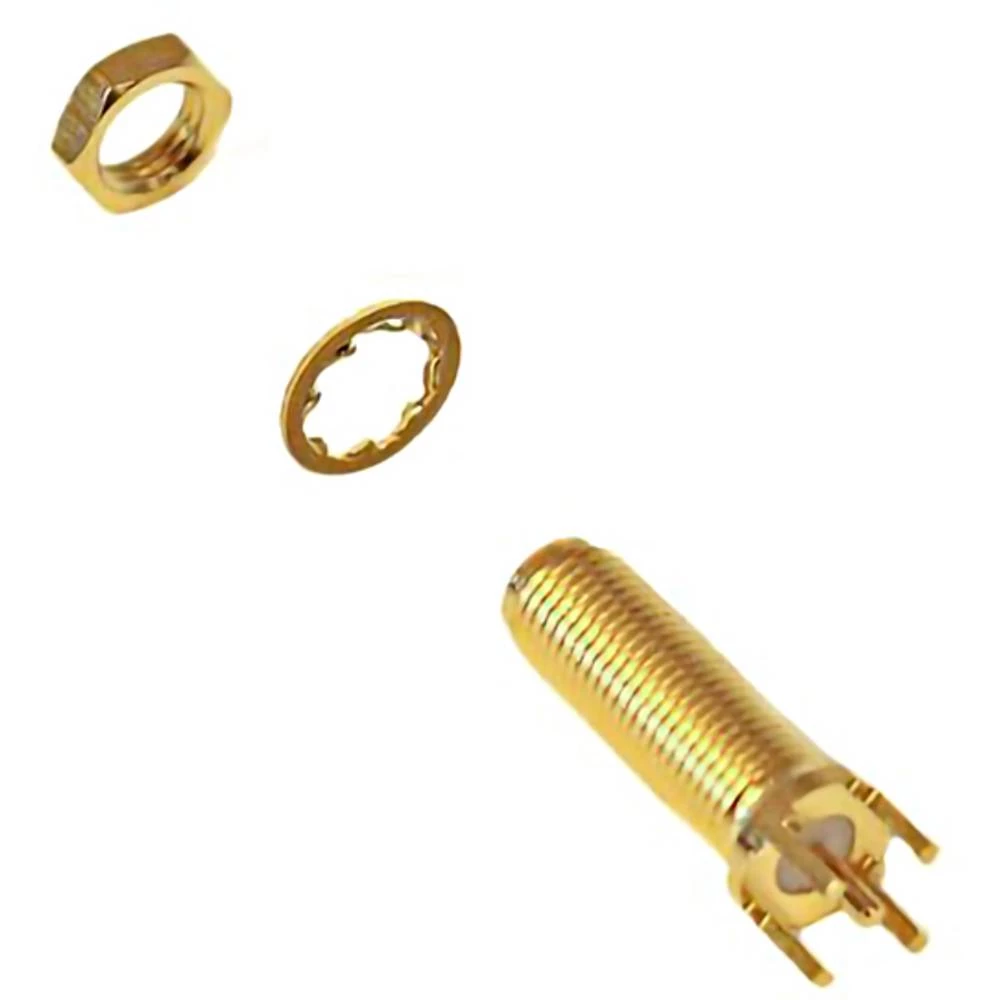 Mueller Electric BU-1420701491 adapterski utikač SMA-utičnica - tiskana pločica mjedena slika