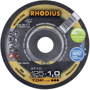 Rhodius XT10 206162 Rezna ploča ravna 115 mm 22.23 mm 1 ST slika