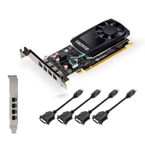 PNY grafička kartica Nvidia Quadro P1000 4 GB GDDR5-RAM PCIe x16 PCIe 3.0 x16, DisplayPort, mini displayport nisko profilna slika