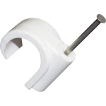 TRU COMPONENTS 523552 Kabelske obujmice Bijela (mat) 100 ST