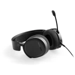 Gaming naglavne slušalice sa mikrofonom 3,5 mm priključak Stereo, Sa vrpcom Steelseries Arctis 3 7.1 Wired Preko ušiju Crna