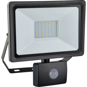 LED zidna svjetiljka s detektorom pokreta led 50 W as - Schwabe LED 50W Optiline Bewegungsmelder 50W crna slika