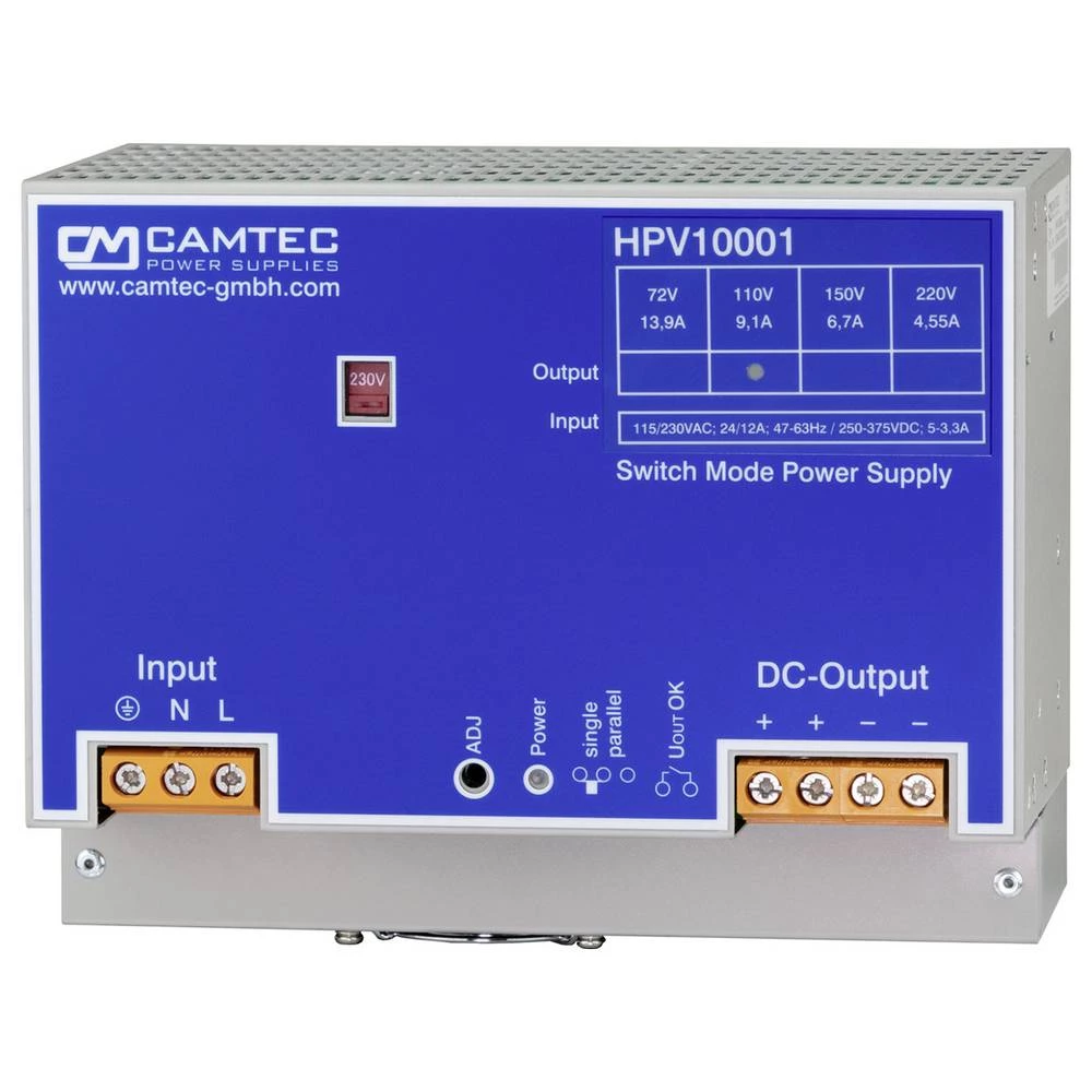 Camtec HPV10001.150(R2) DIN-napajanje (DIN-letva) 150 V 1.008 W Content 1 kom. slika