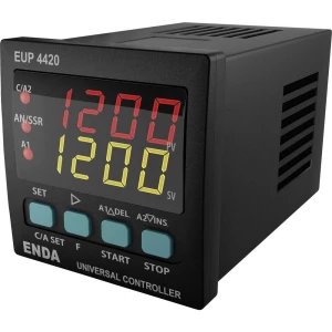 Enda EUP4420-230 pid univerzalni kontroler Pt100, J, K, L, T, S, R  SSR, relej 8 A (Š x V) 48 mm x 48 mm slika