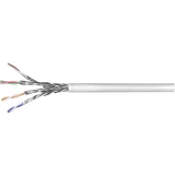 Mrežni kabel CAT 6 S/FTP 4 x 2 x 0.12 mm² Siva Goobay 93954 100 m