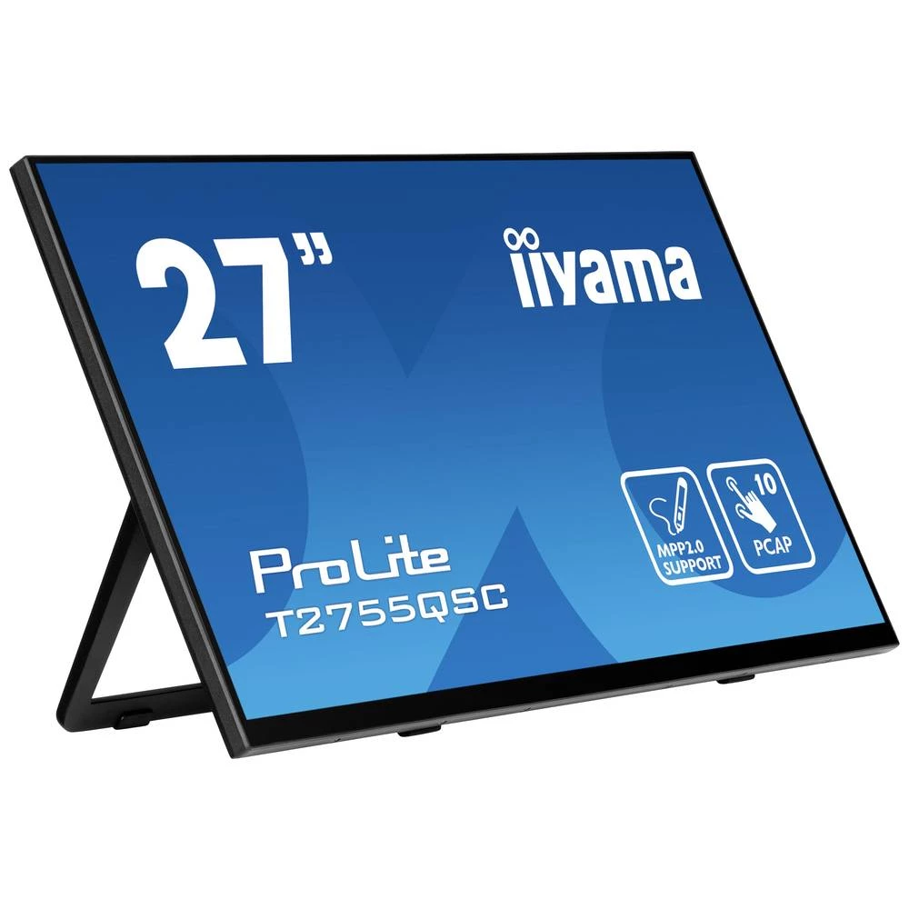Iiyama ProLite T2755QSC-B1 zaslon na dodir Energetska učinkovitost 2021: D (A - G) 68.6 cm (27 palac) 2560 x 1440 pikse slika