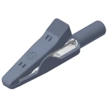 SKS Hirschmann Minijaturna izolirana krokodilska spojka MA 1S, 2 mm, siva 973584