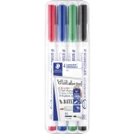 Staedtler Whiteboard marker Lumocolor whiteboard pen 301 Crna, Crvena, Plava boja, Zelena 301 WP4 4 kom/paket
