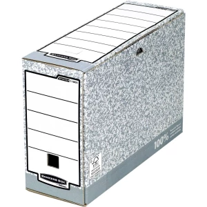Bankers Box 1080501 Archivschachtel System DIN A4 Siva, Bijela slika