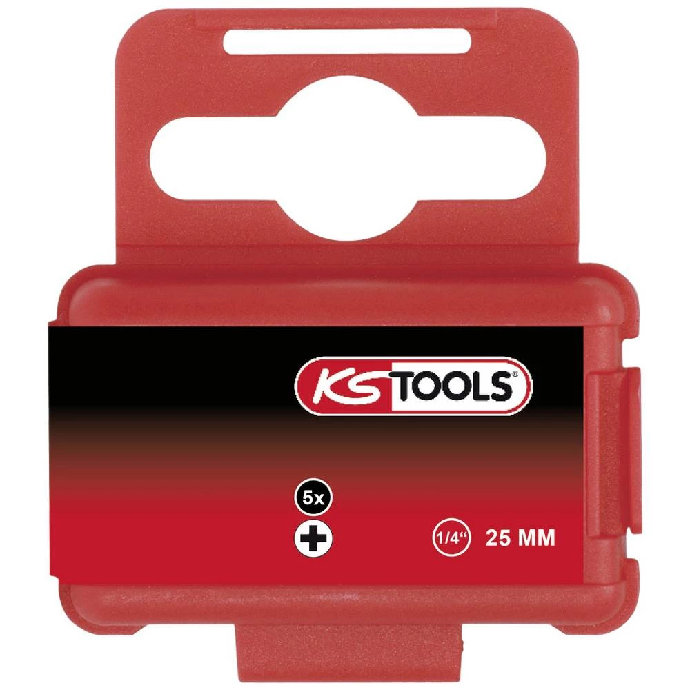 KS Tools 911.2202 9112202 križni bit PH 1 specijalni čelik poniklovani C 6.3 5 St. slika