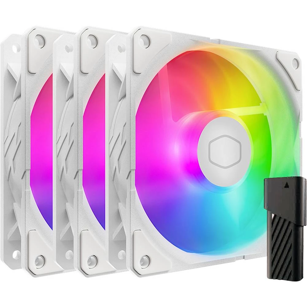 Cooler Master SickleFlow Edge ventilator za PC kućište bijela (Š x V x D) 120 x 25 x 120 mm uklj. LED rasvjeta slika
