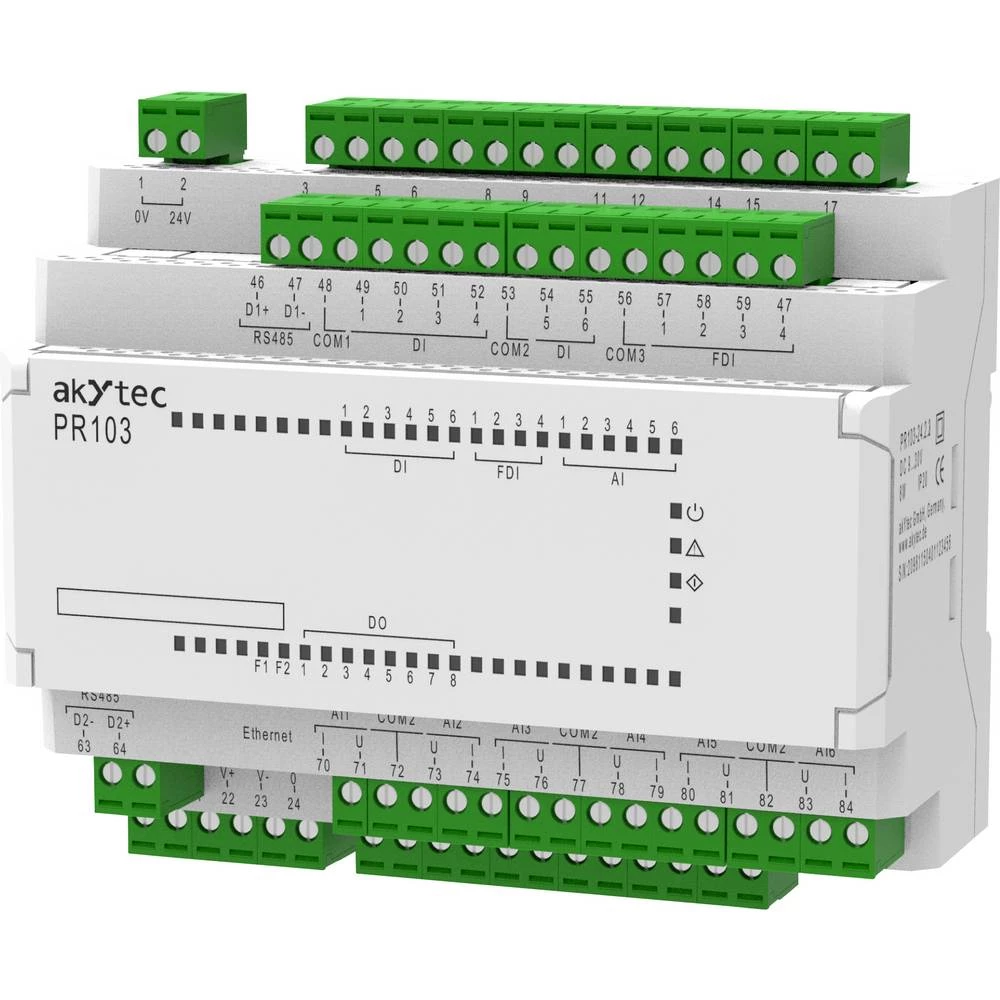 akYtec PR103.24.3.2 138888 PLC upravljački relej 24 V/DC slika