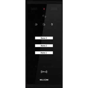 Bellcome VPA.3SR03.BLB04 video portafon za vrata žičani vanjska jedinica 1 komad crna slika