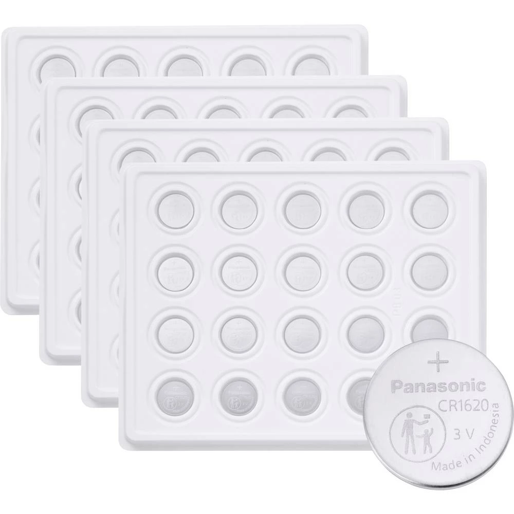 Panasonic gumbasta baterija CR 1620 3 V 1200 kom. 75 mAh litijev CR1620 slika