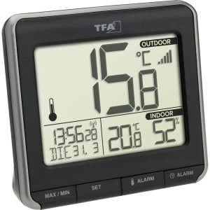 TFA Dostmann PRIO bežični digitalni termometar crna, bijela slika