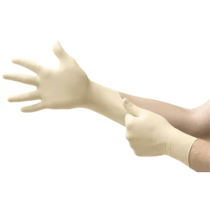 Ansell MICROFLEX® 63864070 100 St. prirodni lateks rukavice za jednokratnu upotrebu Veličina (Rukavice): 7 EN 421:2010, EN 420-2003, EN 374-5, EC 1935/2004, EN ISO 21420:2020, EN 374-1, EN 374-3 slika