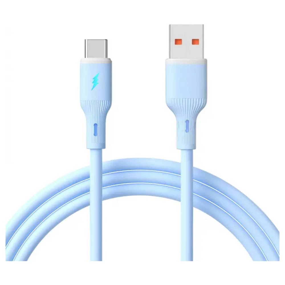 Akyga USB kabel USB-A utikač, USB-C® utikač 1 m plava boja AK-USB-63 slika