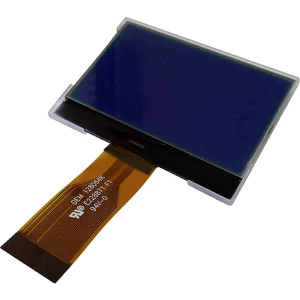 Display Elektronik LCD zaslon bijela plava boja 128 x 64 piksel (Š x V x d) 77.3 x 51.7 x 5.3 mm slika