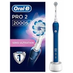 Oral-B PRO 2 2000s 2000SBlue električna četkica za zube rotirajuća/oscilirajuća bijela, plava boja